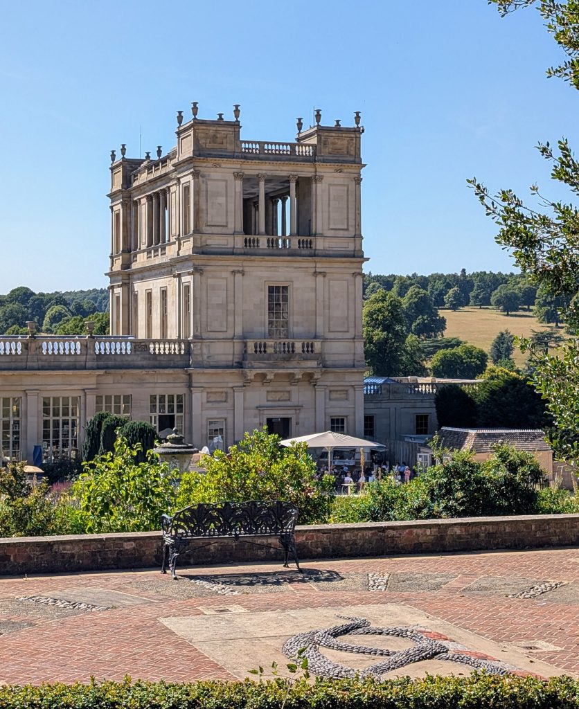 View of the house from the gardens