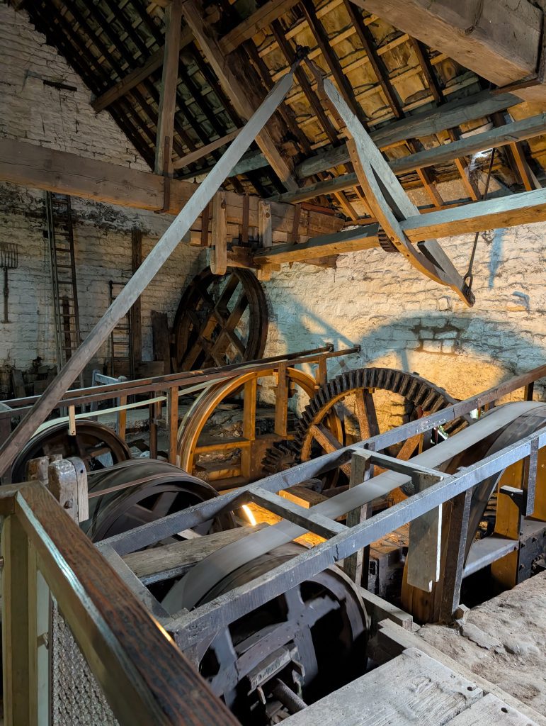 Working water mill