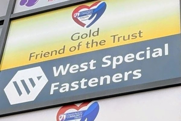 West Special Fasteners Strengthens Community Ties with Chesterfield FC Trust Partnership