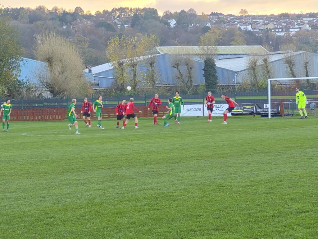 Dronfield Town FC match in action