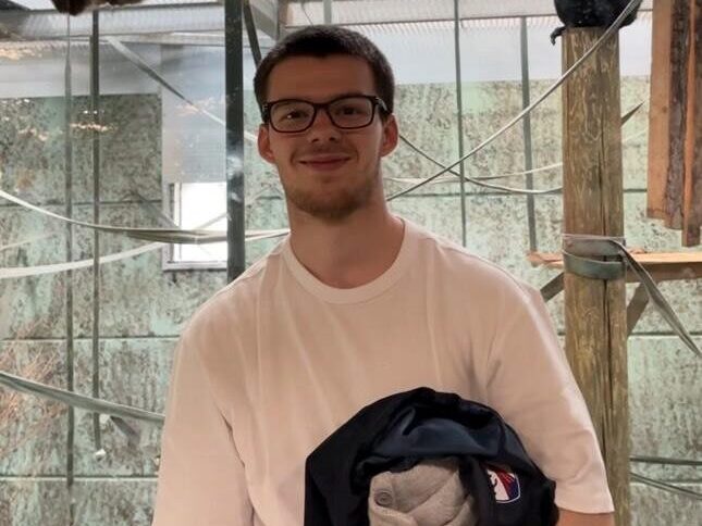 Ryan who is completing an apprenticeships with WSF smiles for the camera